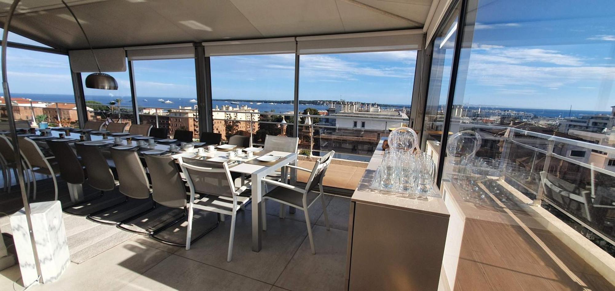 Villa Sur Le Toit - Vue Mer Exceptionnelle Cannes Exterior photo
